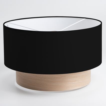 Brilagi - LED luster na sajli CERIA 1xE27/40W/230V Ø 50 cm crna/bež