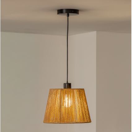 Brilagi - LED luster na sajli CERIA BOHO 1xE27/40W/230V promjer 28 cm smeđi