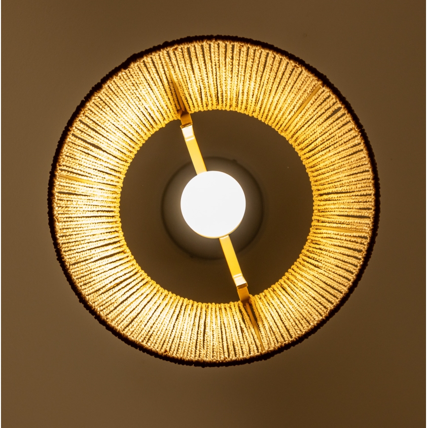 Brilagi - LED luster na sajli CERIA BOHO 1xE27/40W/230V promjer 28 cm smeđi