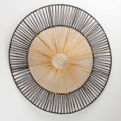 Brilagi - LED luster na sajli CERIA BOHO 1xE27/40W/230V promjer 50 cm crna/smeđa