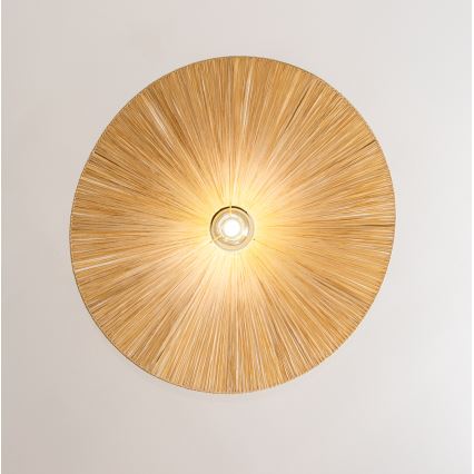 Brilagi - LED luster na sajli CERIA BOHO 1xE27/40W/230V, promjer 80 cm, rafija