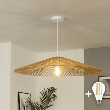 Brilagi - LED luster na sajli CERIA BOHO 1xE27/40W/230V promjer 90 cm smeđa