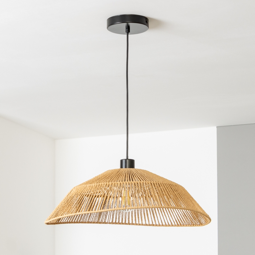 Brilagi - LED luster na sajli CERIA BOHO 1xE27/40W/230V Ø 50 cm smeđa