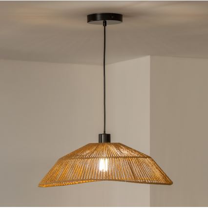 Brilagi - LED luster na sajli CERIA BOHO 1xE27/40W/230V Ø 50 cm smeđa