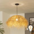 Brilagi - LED luster na sajli CERIA BOHO 1xE27/40W/230V Ø 60 cm rafija