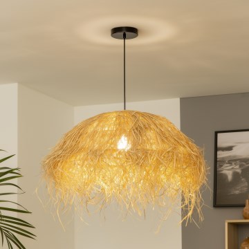 Brilagi - LED luster na sajli CERIA BOHO 1xE27/40W/230V Ø 60 cm rafija