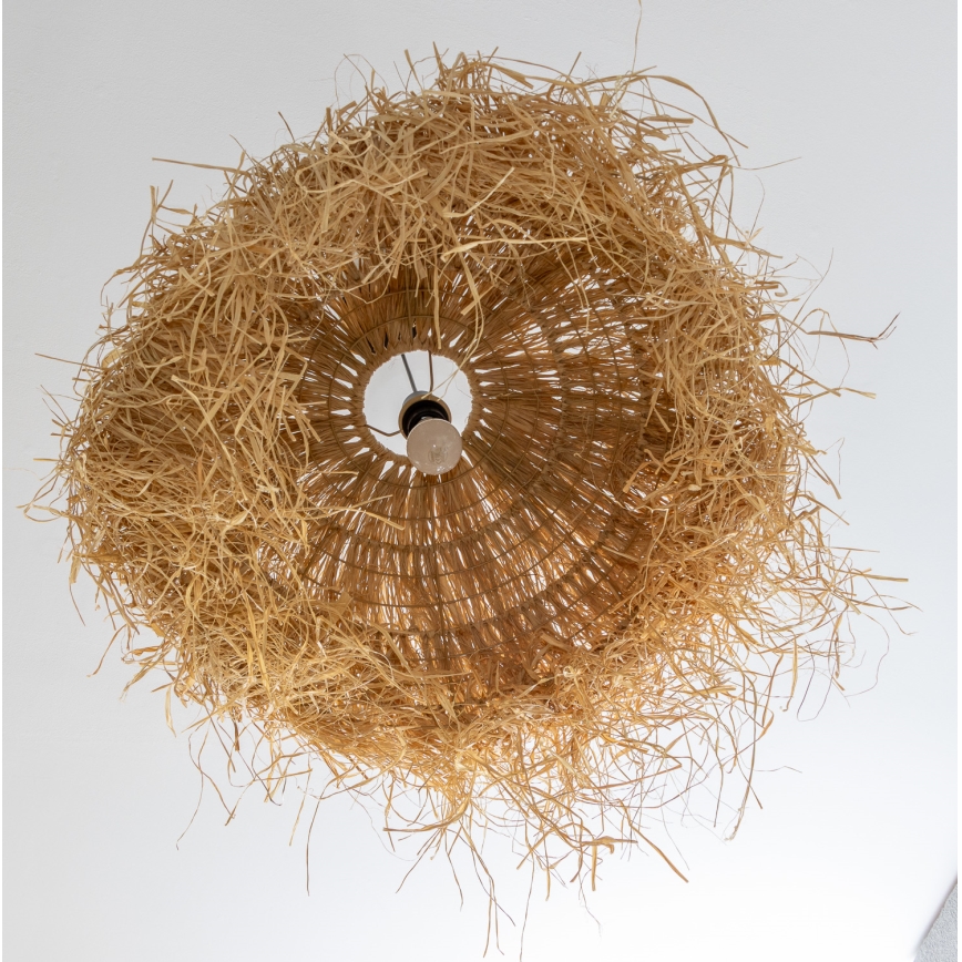 Brilagi - LED luster na sajli CERIA BOHO 1xE27/40W/230V Ø 60 cm rafija