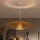 Brilagi - LED luster na sajli CERIA BOHO 1xE27/40W/230V Ø 70 cm bijela/smeđa