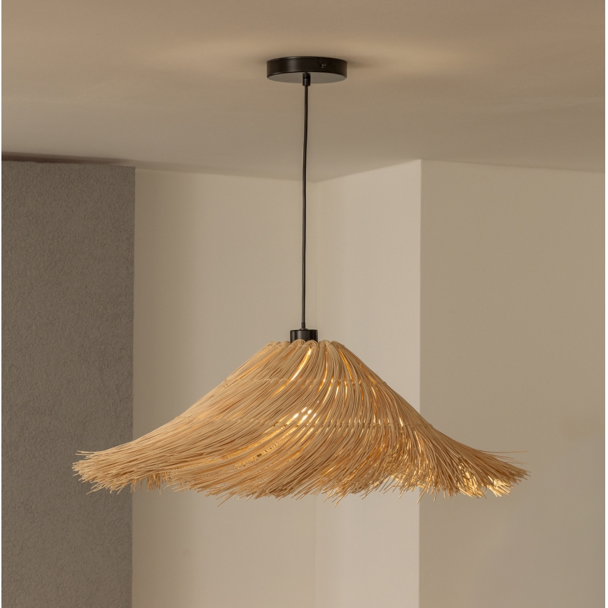 Brilagi - LED luster na sajli CERIA BOHO 1xE27/40W/230V Ø 70 cm ratan