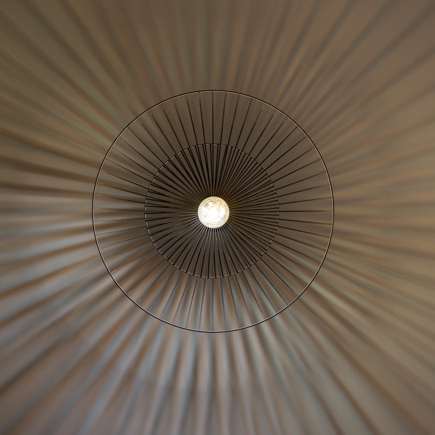 Brilagi - LED luster na sajli CERIA WIRE 1xE27/40W/230V pr. 60 cm crna