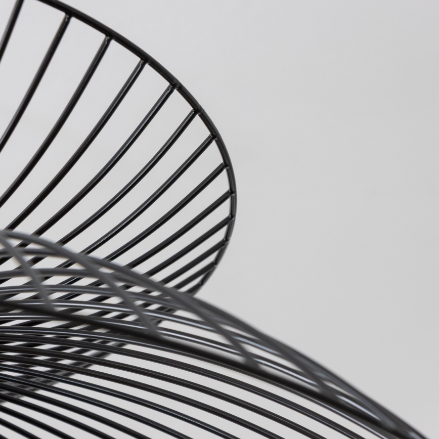 Brilagi - LED luster na sajli CERIA WIRE 1xE27/40W/230V pr. 60 cm crna