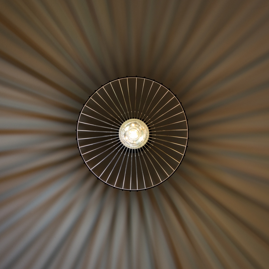 Brilagi - LED luster na sajli CERIA WIRE 1xE27/40W/230V promjer 30 cm crni