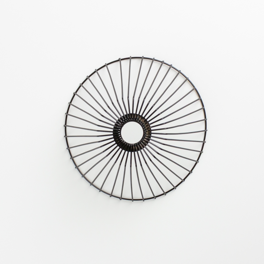 Brilagi - LED luster na sajli CERIA WIRE 1xE27/40W/230V promjer 30 cm crni