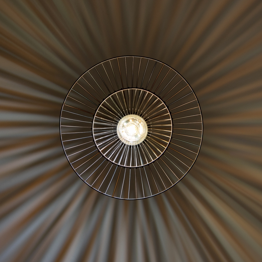 Brilagi - LED luster na sajli CERIA WIRE 1xE27/40W/230V Ø 38 cm crna