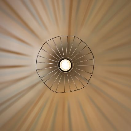 Brilagi - LED luster na sajli CERIA WIRE 1xE27/40W/230V Ø 40 cm crna