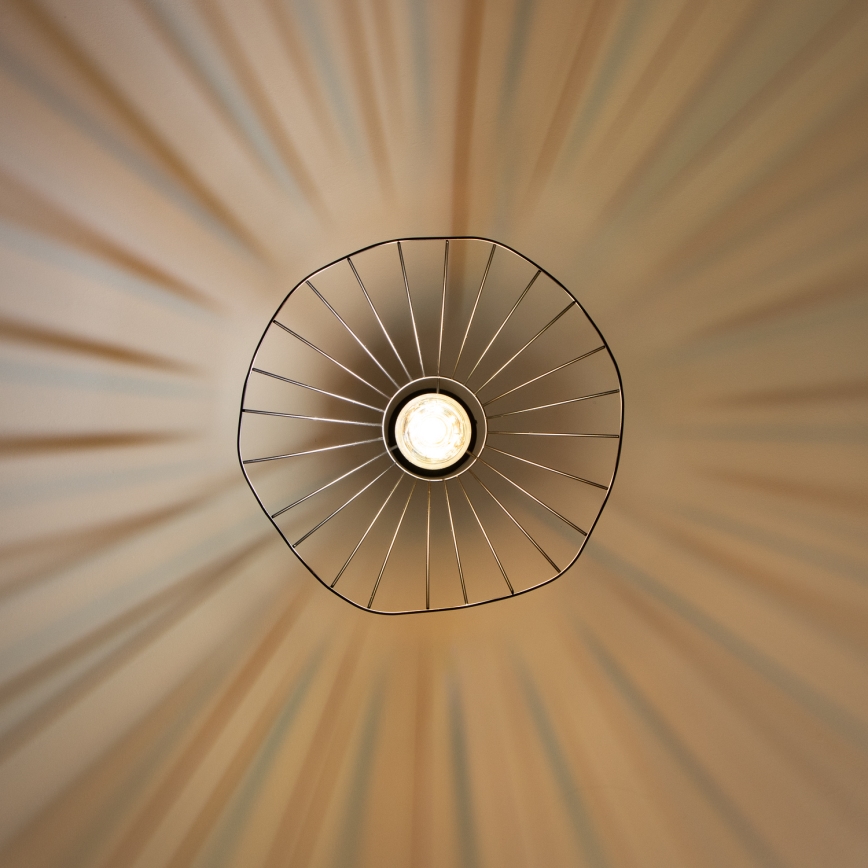 Brilagi - LED luster na sajli CERIA WIRE 1xE27/40W/230V Ø 40 cm crna