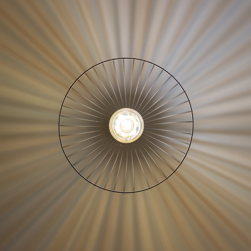 Brilagi - LED luster na sajli CERIA WIRE 1xE27/40W/230V Ø 45 cm crna