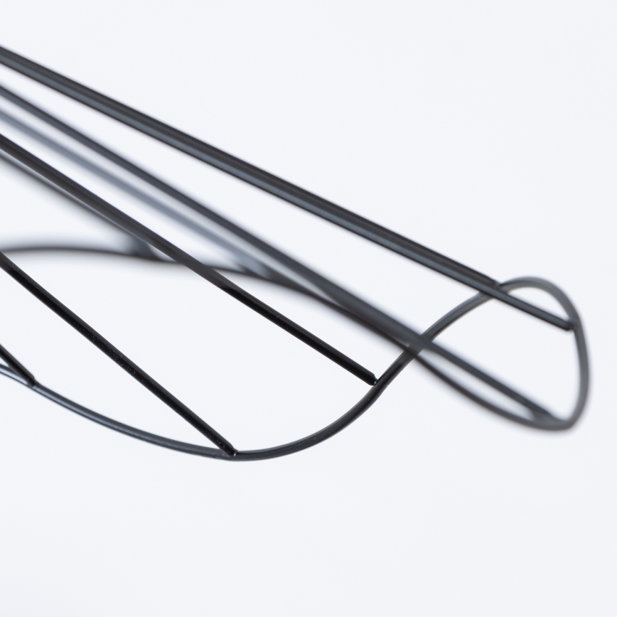 Brilagi - LED luster na sajli CERIA WIRE 1xE27/40W/230V Ø 60 cm crni