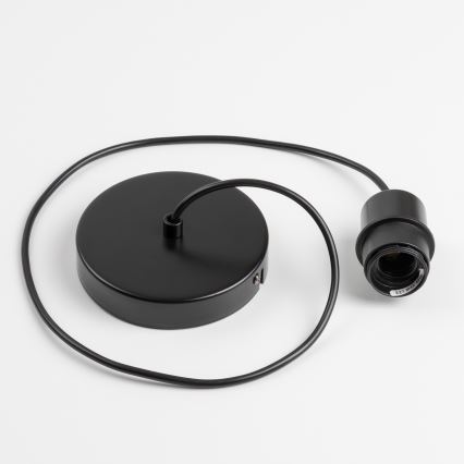 Brilagi - LED luster na sajli CERIA WIRE 1xE27/40W/230V Ø 80 cm crna