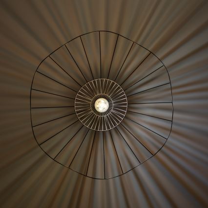 Brilagi - LED luster na sajli CERIA WIRE 1xE27/40W/230V Ø 80 cm crna