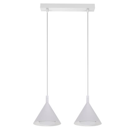 BRILAGI - LED Luster na sajli CONE DOUBLE 2xGX53/15W/230V bijela
