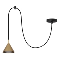BRILAGI - LED Luster na sajli CONE SINGLE SPIDER 1xGX53/15W/230V zlatna