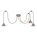 BRILAGI - LED Luster na sajli CONE TRIPLE SPIDER 3xGX53/15W/230V bež