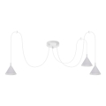 BRILAGI - LED Luster na sajli CONE TRIPLE SPIDER 3xGX53/15W/230V bijela