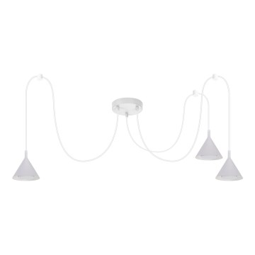 BRILAGI - LED Luster na sajli CONE TRIPLE SPIDER 3xGX53/15W/230V bijela