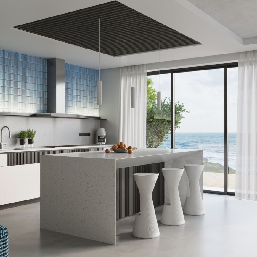 Brilagi - LED luster na sajli CRESTO 1xGU10/10W/230V bijela