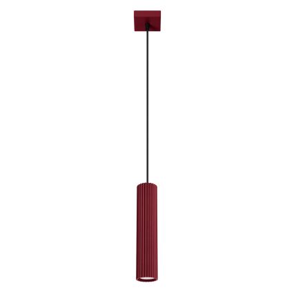 Brilagi - LED luster na sajli CRESTO 1xGU10/10W/230V bordo