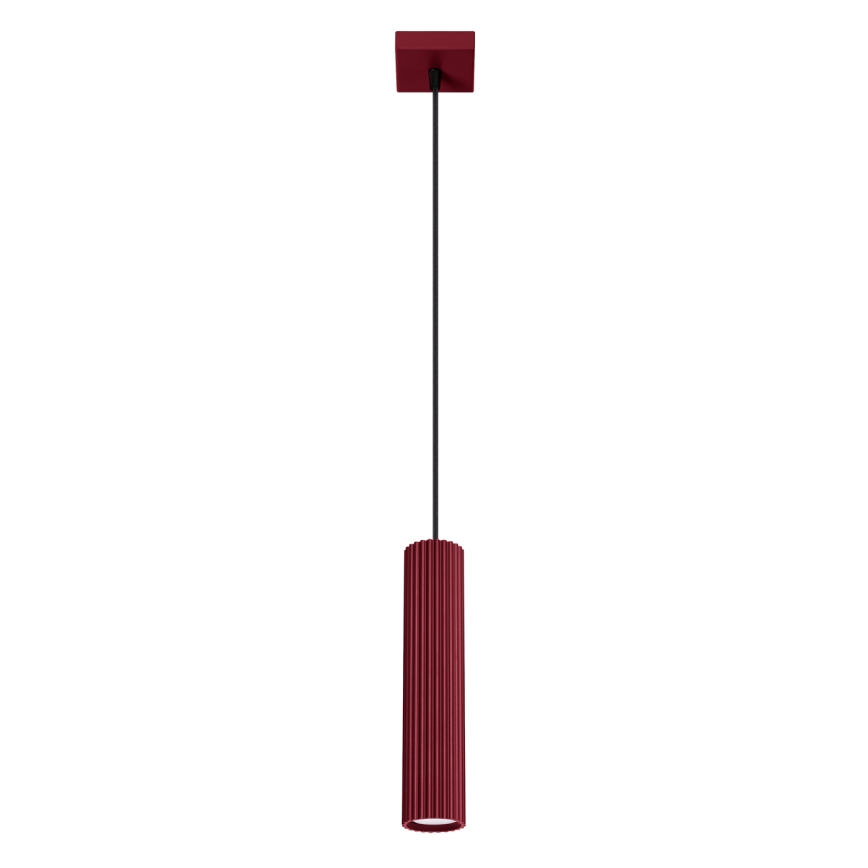 Brilagi - LED luster na sajli CRESTO 1xGU10/10W/230V bordo