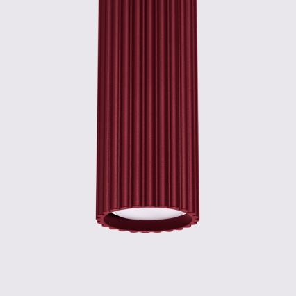 Brilagi - LED luster na sajli CRESTO 1xGU10/10W/230V bordo