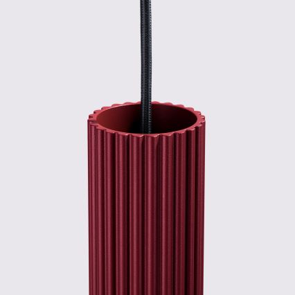 Brilagi - LED luster na sajli CRESTO 1xGU10/10W/230V bordo