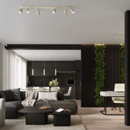 Brilagi - LED luster na sajli CRESTO 1xGU10/10W/230V krem