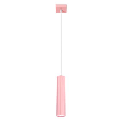 Brilagi - LED luster na sajli CRESTO 1xGU10/10W/230V ružičasta