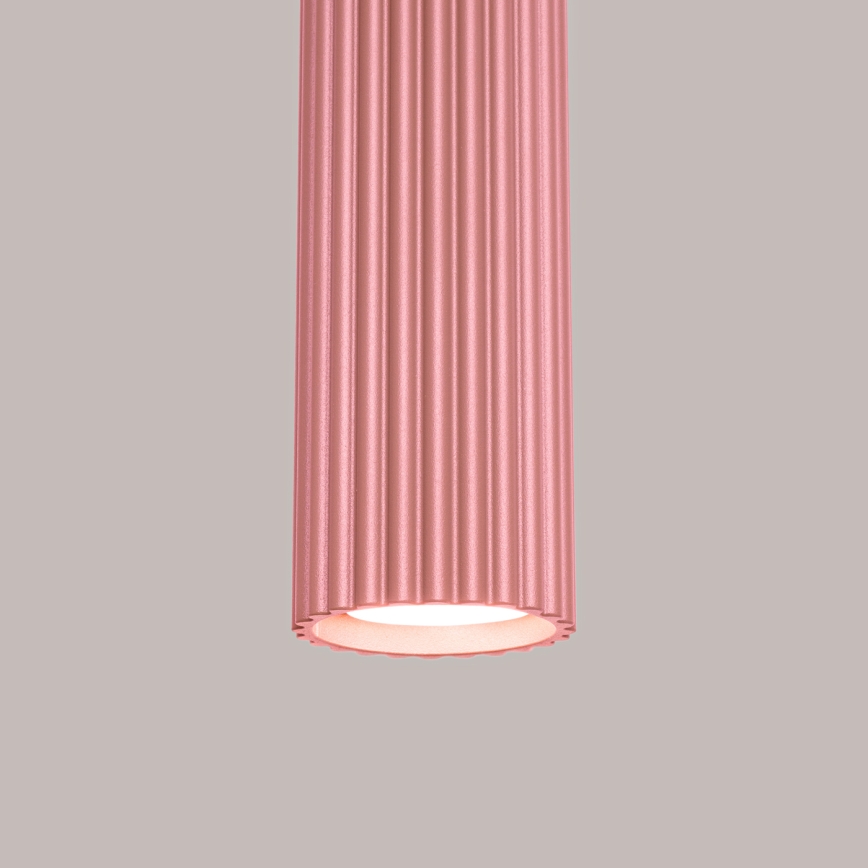 Brilagi - LED luster na sajli CRESTO 1xGU10/10W/230V ružičasta