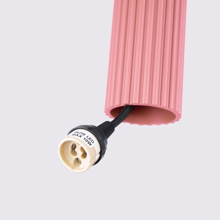 Brilagi - LED luster na sajli CRESTO 1xGU10/10W/230V ružičasta