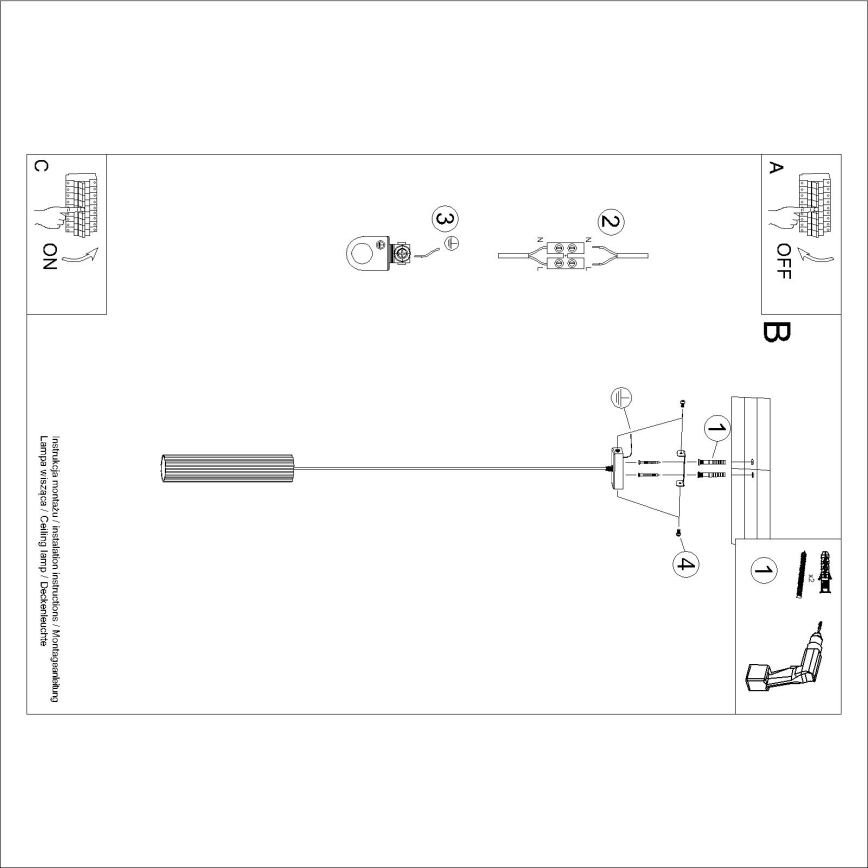 Brilagi - LED luster na sajli CRESTO 1xGU10/10W/230V ružičasta