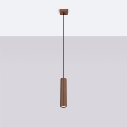 Brilagi - LED luster na sajli CRESTO 1xGU10/10W/230V smeđa