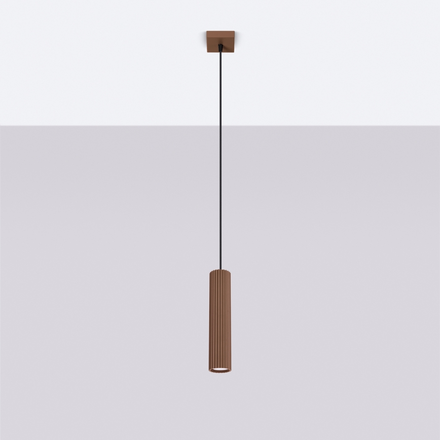 Brilagi - LED luster na sajli CRESTO 1xGU10/10W/230V smeđa