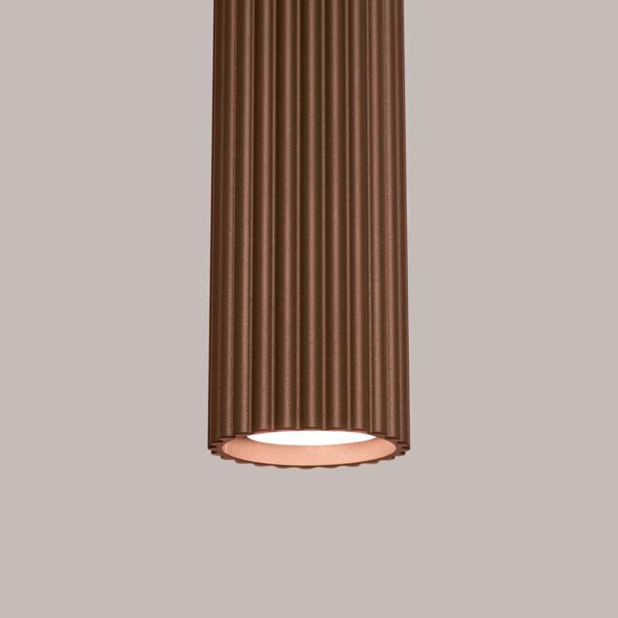 Brilagi - LED luster na sajli CRESTO 1xGU10/10W/230V smeđa