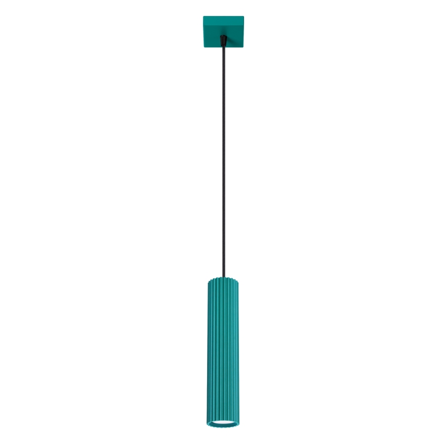 Brilagi - LED luster na sajli CRESTO 1xGU10/10W/230V tirkizna