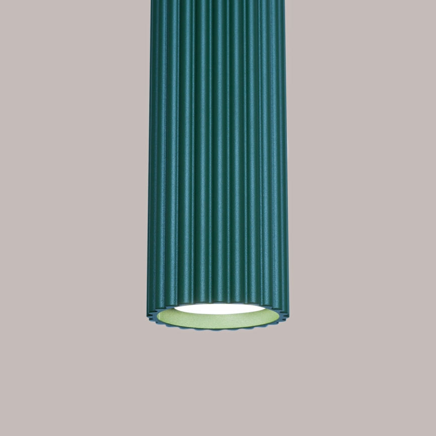 Brilagi - LED luster na sajli CRESTO 1xGU10/10W/230V tirkizna