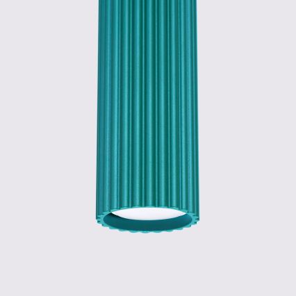 Brilagi - LED luster na sajli CRESTO 1xGU10/10W/230V tirkizna
