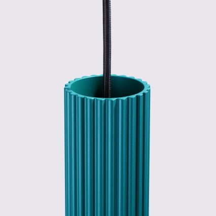 Brilagi - LED luster na sajli CRESTO 1xGU10/10W/230V tirkizna