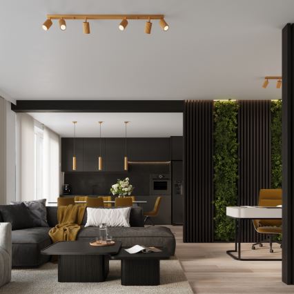 Brilagi - LED luster na sajli CRESTO 1xGU10/10W/230V zlatna