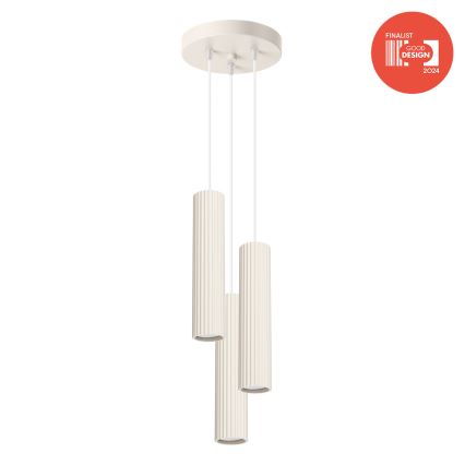 Brilagi - LED luster na sajli CRESTO 3xGU10/10W/230V krem boja