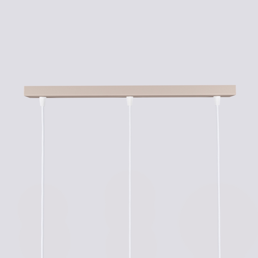 Brilagi - LED luster na sajli CRESTO 3xGU10/10W/230V taupe