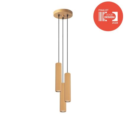 Brilagi - LED luster na sajli CRESTO 3xGU10/10W/230V zlatna